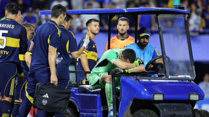 Boca confirmó la rotura de ligamentos cruzados en Agustín Marchesín