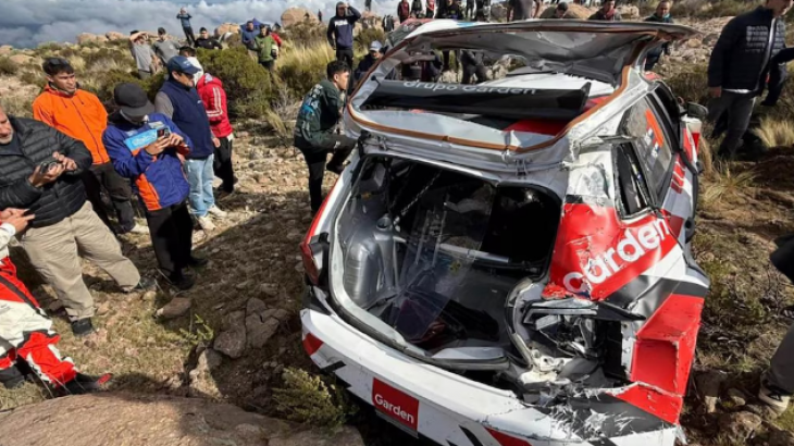 Un espectador murió en un impactante accidente en el Rally Sudamericano