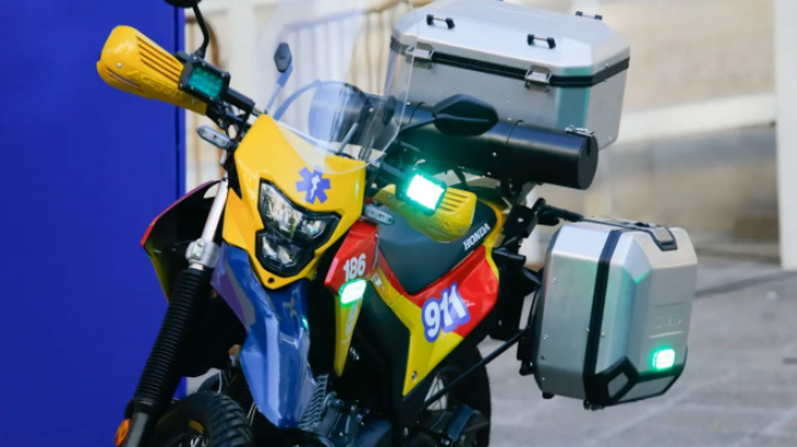 "Motoambulancias" para emergencias urbanas en Mendoza
