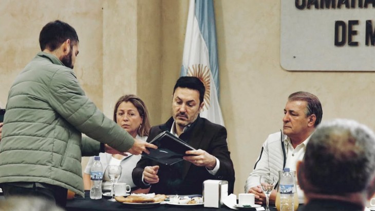 Petri se reunió con cámaras empresarias del Sur y apuntó a bajar impuestos y promover inversiones en Mendoza