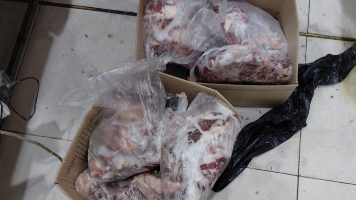Decomisaron cargamento de carne en Malargüe