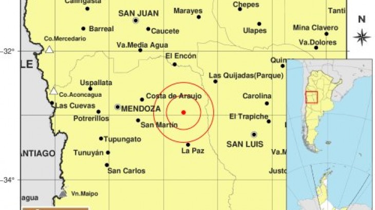 Tembló en Mendoza